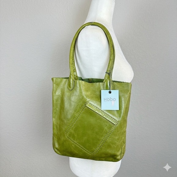 HOBO Handbags - Hobo The Original Regan Top Grain Leather Tote Bag Leaf Green VI-35041LEAF NEW